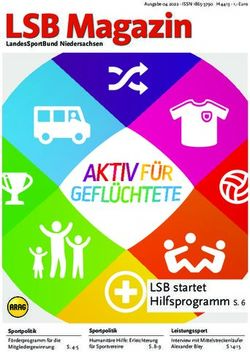 LSB startet Hilfsprogramm S. 6 - Landessportbund ...
