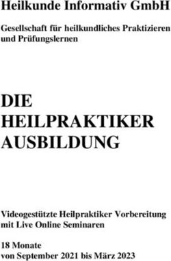 DIE HEILPRAKTIKER AUSBILDUNG - Heilkunde Informativ GmbH Gesellschaft f&uuml;r heilkundliches Praktizieren und Pr&uuml;fungslernen