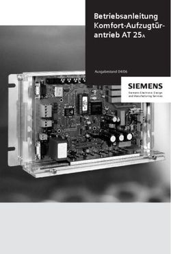 Betriebsanleitung Komfort-Aufzugt&uuml;r-antrieb AT 25A - Ausgabestand 04/06