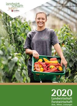 2020 Landwirtschaft Forstwirtschaft - Ziele, Mittel, Leistungen