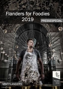 Flanders for Foodies 2019 - PRESSESPECIAL - Tourismus Flandern-Br&uuml;ssel Presse