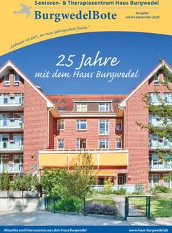 25 Jahre mit dem Haus Burgwedel - BurgwedelBote