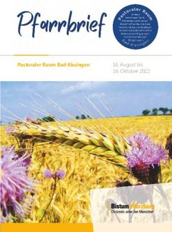 Pastoraler Raum Bad Kissingen - August bis 16. Oktober 2022