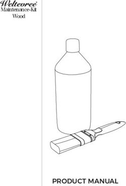PRODUCT MANUAL - Maintenance-Kit Wood - Weltevree