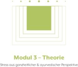 Modul 3 - Theorie Stress aus ganzheitlicher & ayurvedischer Perspektive - Janna Scharfenberg