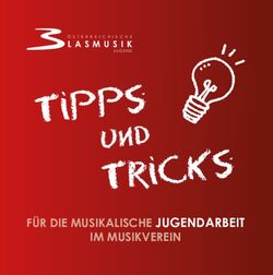 T ipps Und F&Uuml;R DIE MUSIKALISCHE JUGENDARBEIT - &Ouml;sterreichischer Blasmusikverband