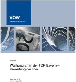 Wahlprogramm der FDP Bayern - Bewertung der vbw - Position