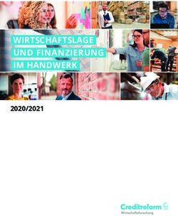 WirtschaFtslage und Finanzierung im handWerk 2020/2021