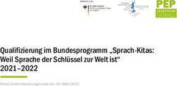 Qualifizierung im Bundesprogramm "Sprach-Kitas: Weil Sprache der Schl&uuml;ssel zur Welt ist" 2021-2022 - Bund-L&auml;nder-Steuerungsrunde am 18. M&auml;rz 2021