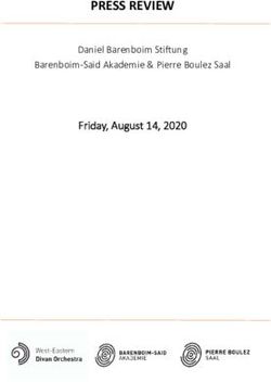 PRESS REVIEW Friday, August 14, 2020 - Daniel Barenboim Stiftung Barenboim-Said Akademie & Pierre Boulez Saal