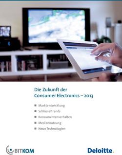 Die Zukunft der Consumer Electronics 2013 - Marktentwicklung Schlüsseltrends Konsumentenverhalten Mediennutzung Neue Technologien - Bitkom