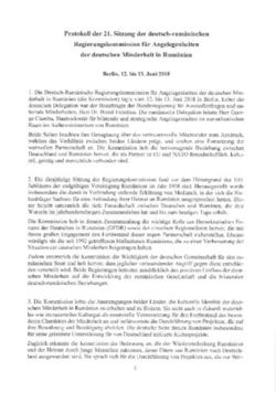 Protokoll der 21. Sitzung der deutsch-rumänischen Regierungskommission für Angelegenheiten der deutschen Minderheit in Rumänien