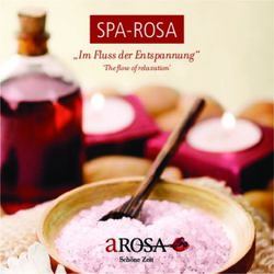 SPA-ROSA "Im Fluss der Entspannung" - 'The flow of relaxation'