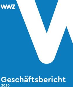 Gesch&auml;ftsbericht 2020 - WWZ