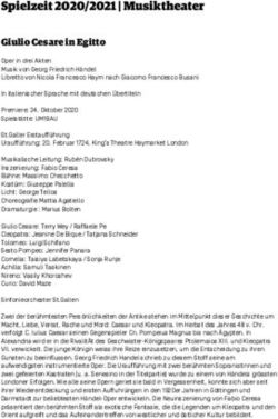 Spielzeit 2020/2021 | Musiktheater - Giulio Cesare in Egitto - Theater St.Gallen