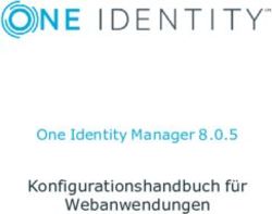 Konfigurationshandbuch f&uuml;r Webanwendungen - One Identity Manager 8.0.5 - Quest Software