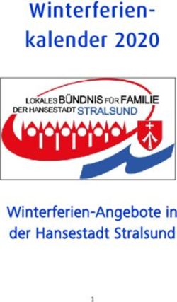 Winterferien-kalender 2020 - Winterferien-Angebote in der Hansestadt Stralsund