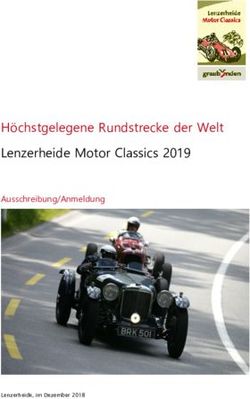 Höchstgelegene Rundstrecke der Welt Lenzerheide Motor Classics 2019 - Ausschreibung/Anmeldung - TW-Sportsoft