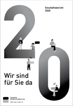 Wir sind f&uuml;r Sie da - Gesch&auml;ftsbericht 2020 - Deutsche Rentenversicherung
