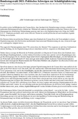 Bundestagswahl 2021: Politisches Schweigen zur Schuldigitalisierung