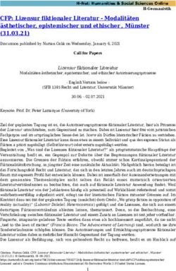CFP: Lizensur fiktionaler Literatur - Modalit&auml;ten &auml;sthetischer, epistemischer und ethischer , M&uuml;nster (31.03.21) - H-Net