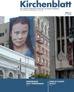 HERVORSAGER STATT VORHERSAGER FRIED IST ALLWEG IN GOTT - Pfarrei ...