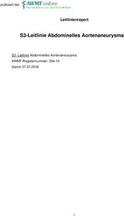 S3-Leitlinie Abdominelles Aortenaneurysma - Leitlinienreport - Stand 09 ...