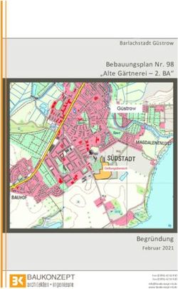 Bebauungsplan Nr. 98 "Alte G&auml;rtnerei - 2. BA" - Begr&uuml;ndung Februar 2021 - Barlachstadt G&uuml;strow