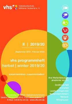 II | 2019/20 - vhs Mittleres Taubertal