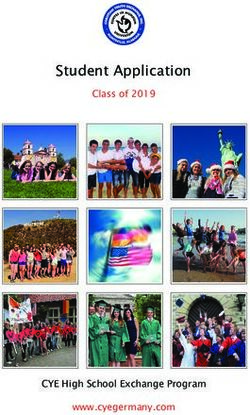 Student Application Class of 2019 - CYE High School Exchange Program www.cyegermany.com - CYE Germany
