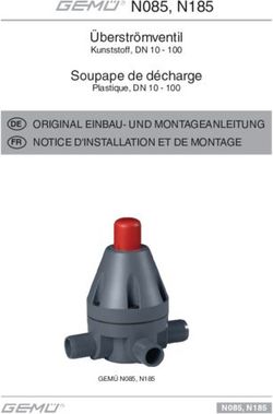 N085, N185 &Uuml;berstr&ouml;mventil - Kunststoff , DN 10 100 - Gemu Group