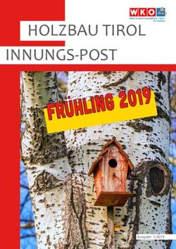 HOLZBAU TIROL INNUNGS-POST - WKO