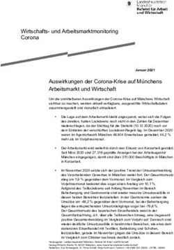 Wirtschafts- und Arbeitsmarktmonitoring Corona