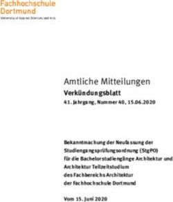 Amtliche Mitteilungen - Fachhochschule ...