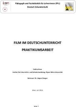 FILM IM DEUTSCHUNTERRICHT PRAKTIKUMSARBEIT - Mediamanual