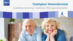 Ostallg&auml;uer Demenzkonzept - Qualit&auml;tsentwicklung in betreuten Wohngemeinschaften - Ambulant betreute ...