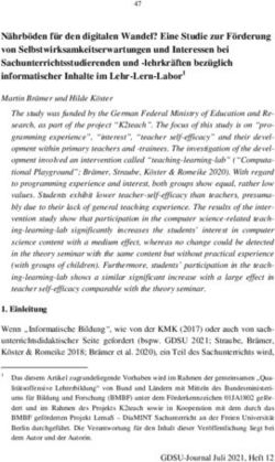 Nährböden für den digitalen Wandel? Eine Studie zur Förderung von Selbstwirksamkeitserwartungen und Interessen bei Sachunterrichtsstudierenden und ...