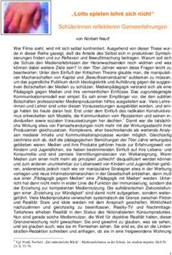 "Lotto spielen lohnt sich nicht" - SchülerInnen reflektieren Genreerfahrungen