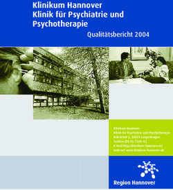 Klinikum Hannover Klinik f&uuml;r Psychiatrie und Psychotherapie