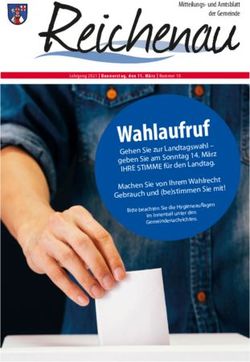 Wahlaufruf - Gemeinde Reichenau