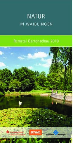 NATUR IN WAIBLINGEN Remstal Gartenschau 2019 - Stadt Waiblingen