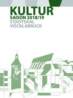 KULTUR SAISON 2018/19 STADTSAAL V&Ouml;CKLABRUCK - KUF