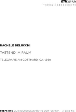TASTEND IM RAUM RACHELE DELUCCHI - TELEGRAFIE AM GOTTHARD, CA. 1860 - ETH Z&uuml;rich