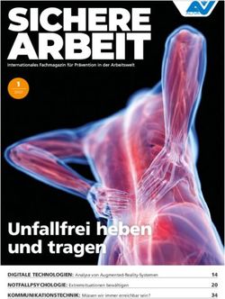 Unfallfrei heben und tragen 1 - 14 20 - Sichere Arbeit