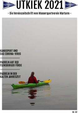 UTKIEK 2021 - KANUSPORT UND DAS CORONA-VIRUS PADDELN AUF DER FLENSBURGER F&Ouml;RDE PADDELN IN DER KALTEN JAHRESZEIT - Wassersportverein Warturm