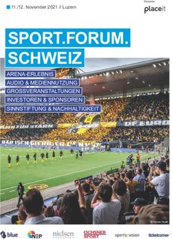SPORT.FORUM. SCHWEIZ ARENA-ERLEBNIS AUDIO & MEDIENNUTZUNG GROSSVERANSTALTUNGEN INVESTOREN & SPONSOREN SINNSTIFTUNG & NACHHALTIGKEIT - ESB ...