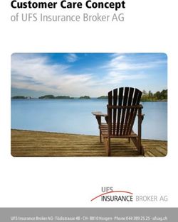 Betreuungskonzept der UFS Insurance Broker AG - UFS Insurance Broker AG T&ouml;distrasse 48 CH-8810 Horgen Telefon 044 389 25 25 ufsag.ch