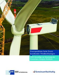 GemeinsamNachhaltig Praxisprobleme beim Ersatz bestehender Windkraftanlagen - DIHK-Vorschläge zur Umsetzung der Erneuerbare-Energien-Richtlinie