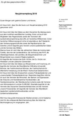 Neujahrsempfang 2019 - Bezirksregierung M&uuml;nster