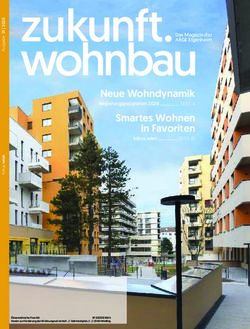 Neue Wohndynamik Smartes Wohnen in Favoriten - Regierungsprogramm 2020 fokus.wien - ARGE ...